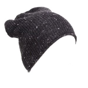Madewell Men's Hat Black One Size Donegal Kent Malred Beanie Accessory